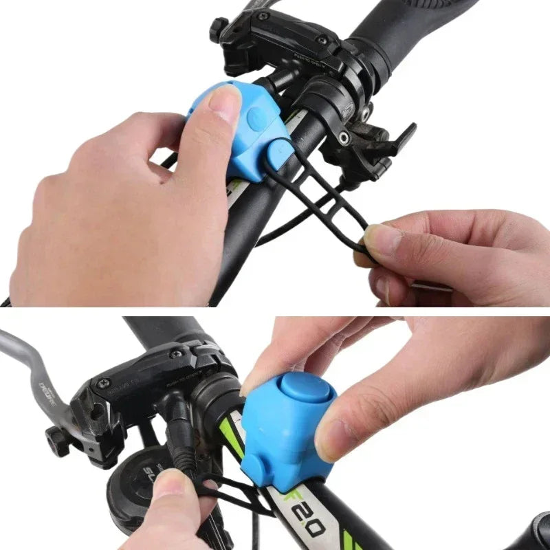130dB Bicycle Electronic Horn MTB Road Bike Bell Long Endurance Cycling Warning Alarm Safety Handlebar Horn Bike Accessories