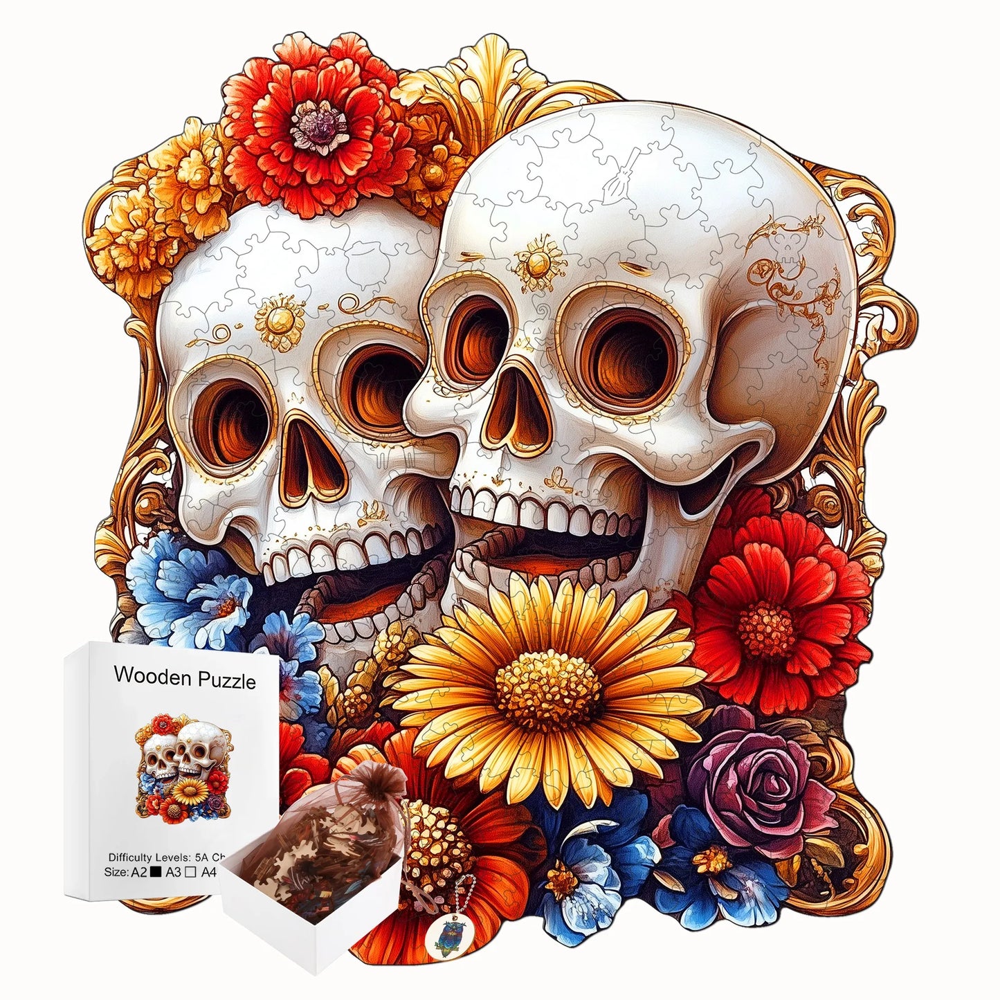 Fantasy Wooden Jigsaw Puzzle - Magical Style Wooden Decor Painting - Christmas and Halloween Gift Toy For Teen And Kid