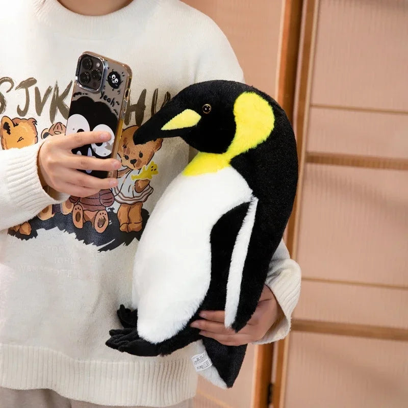 Cute Fluffy Simulation Plush Toy Kawaii Penguin Peluche Real Life Animal Doll Home Decoration Children Kids Birthday Gifts