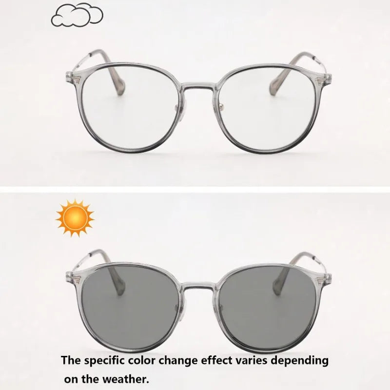 1pc  Men'S Classic Oval Frame Fashion Glasses - Clear PC Lenses, Lightweight Fashion Accessory for Daily Wear