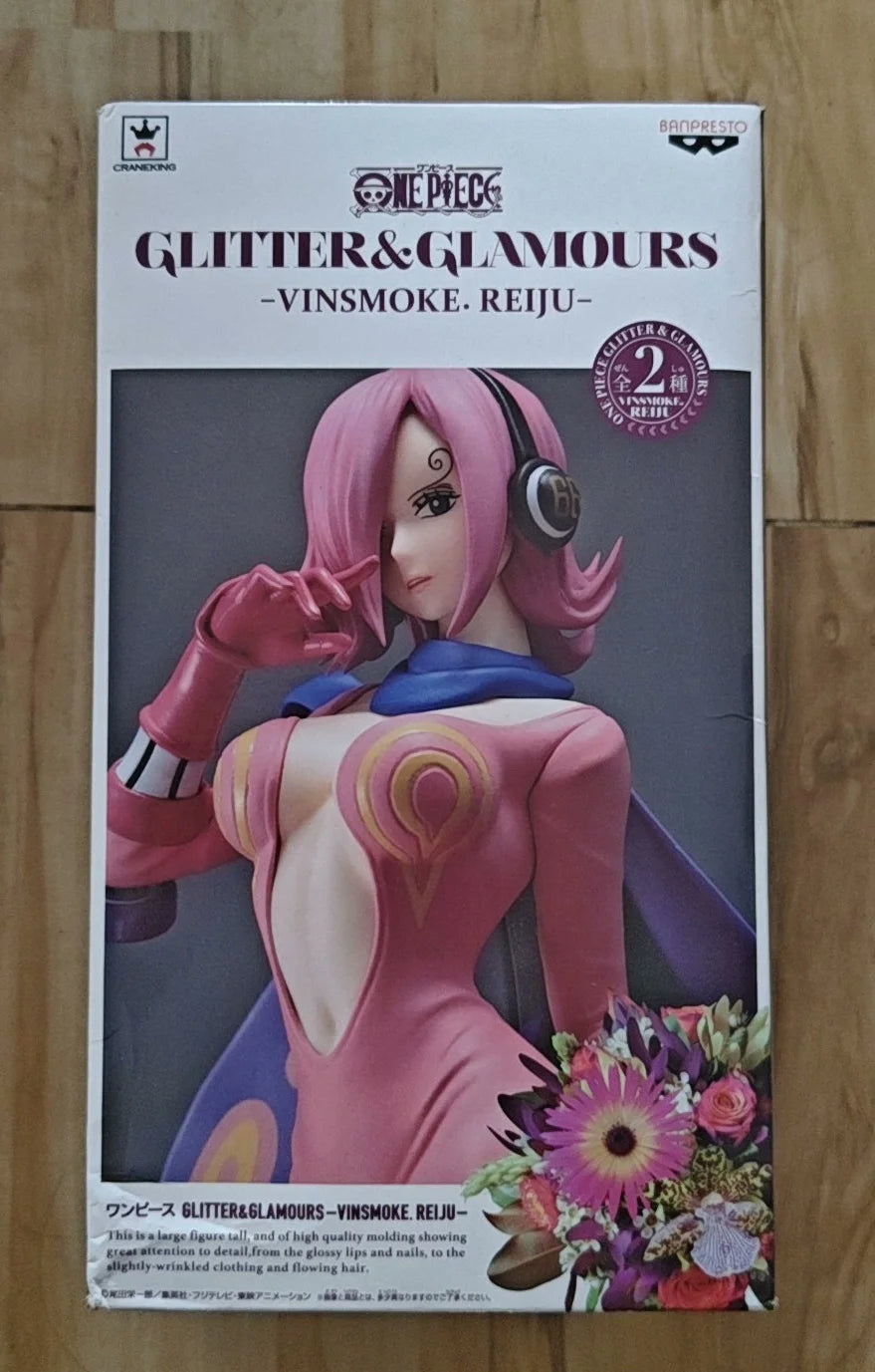 Special Offer Fast Shipping PVC Figure for Bandai Banpresto One Piece Peripheral Chronicle G&G Vinsmoke Reiju Anime Mol