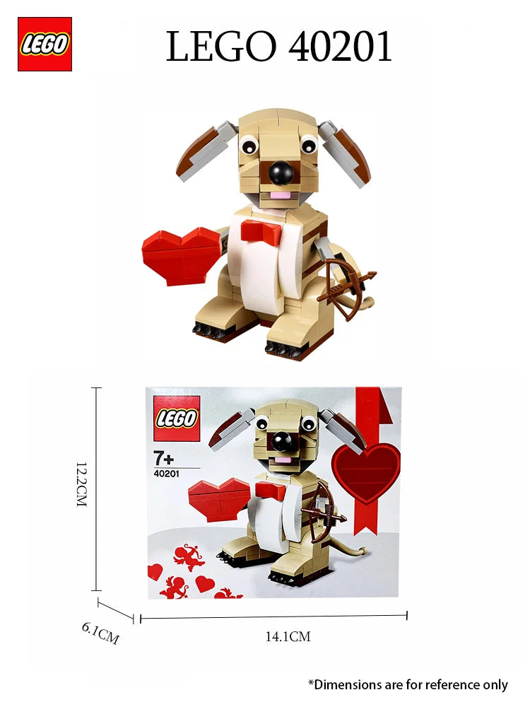 LEGO 40201 Bricks More Valentines Cupid Dog Building block Kit