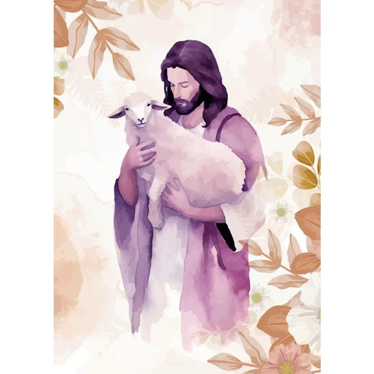 Jesus Lion Christian Hand of God Canvas Paint Religious Posters Wall Art 5