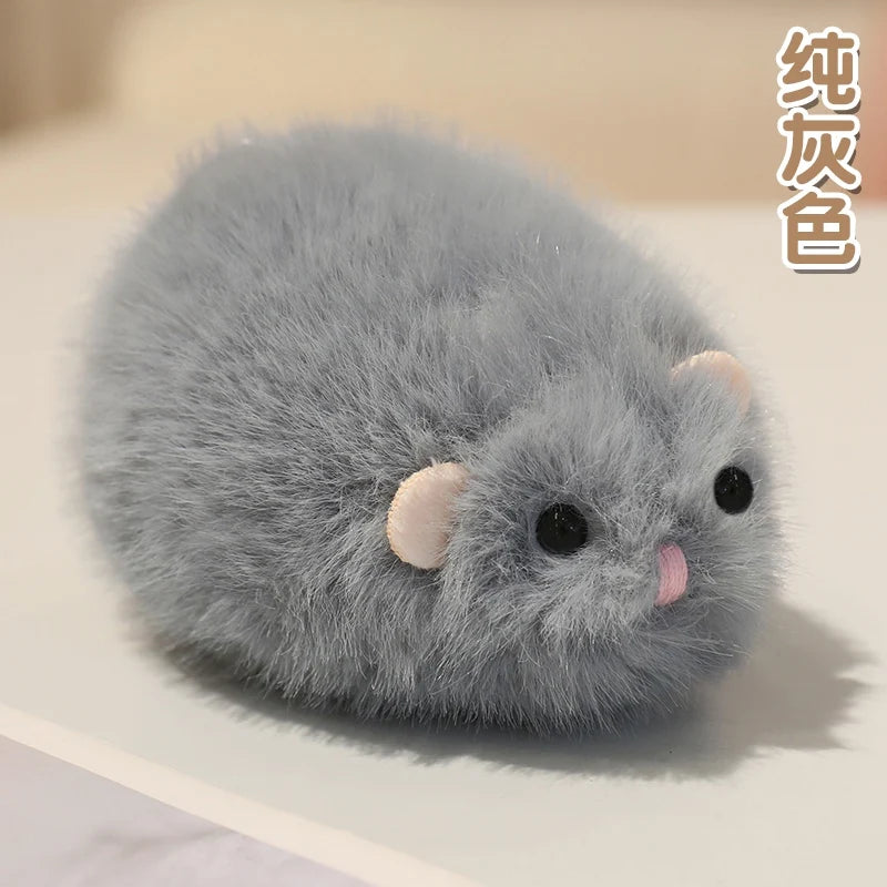 Creative Mouse Doll Plush Cartoon Golden Hamster Rat Doll Soft Oversized Animal Figure Kids Gift Birthday