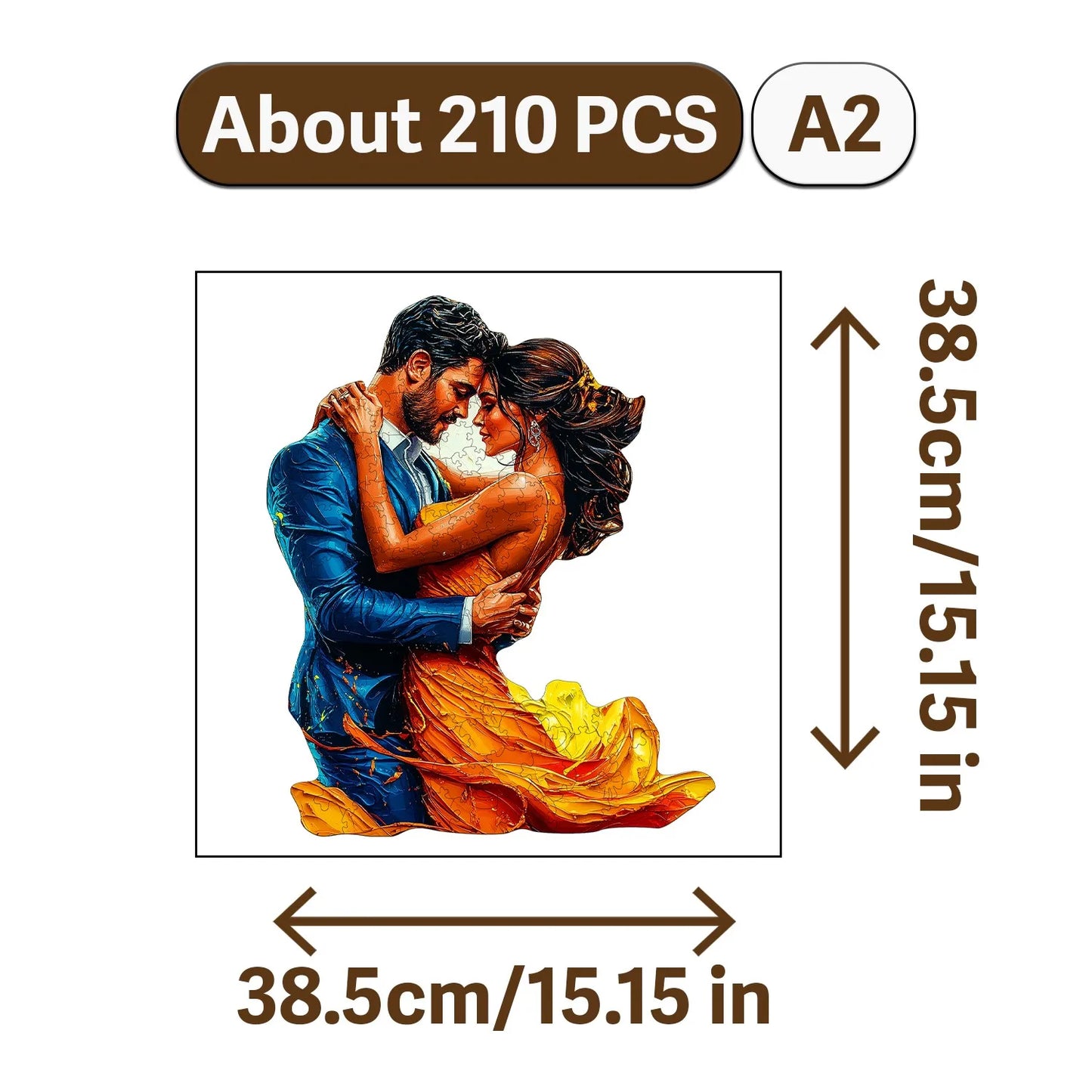 Nowadays Retro Art Style Wooden Jigsaw Puzzle Wood Home Decor Painting Christmas and Halloween Gift Toy for Teen and Kid