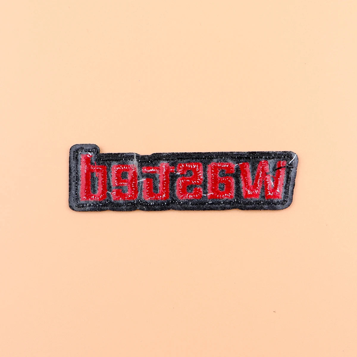 "Wasted" Iron On Patch Clothes Patch For Clothing Funny Embroidered Patch Garment Apparel Accessories Sewing Stickers