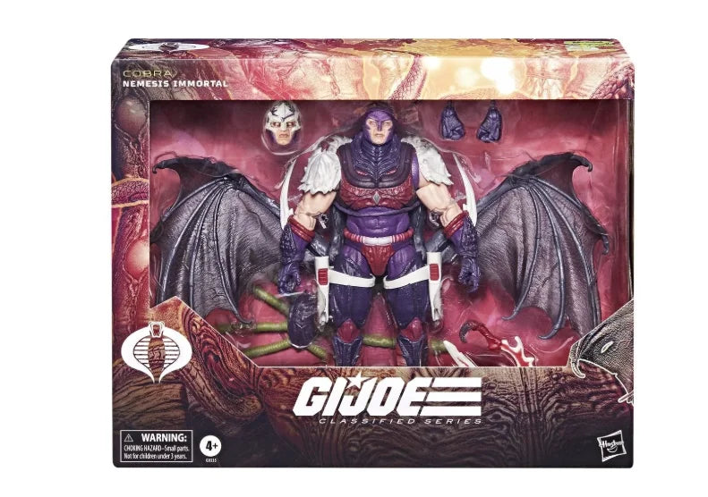 Original Hasbro G.I. Joe Classified Series NEMESIS IMMORTAL Anime Figure Model Collection Toy