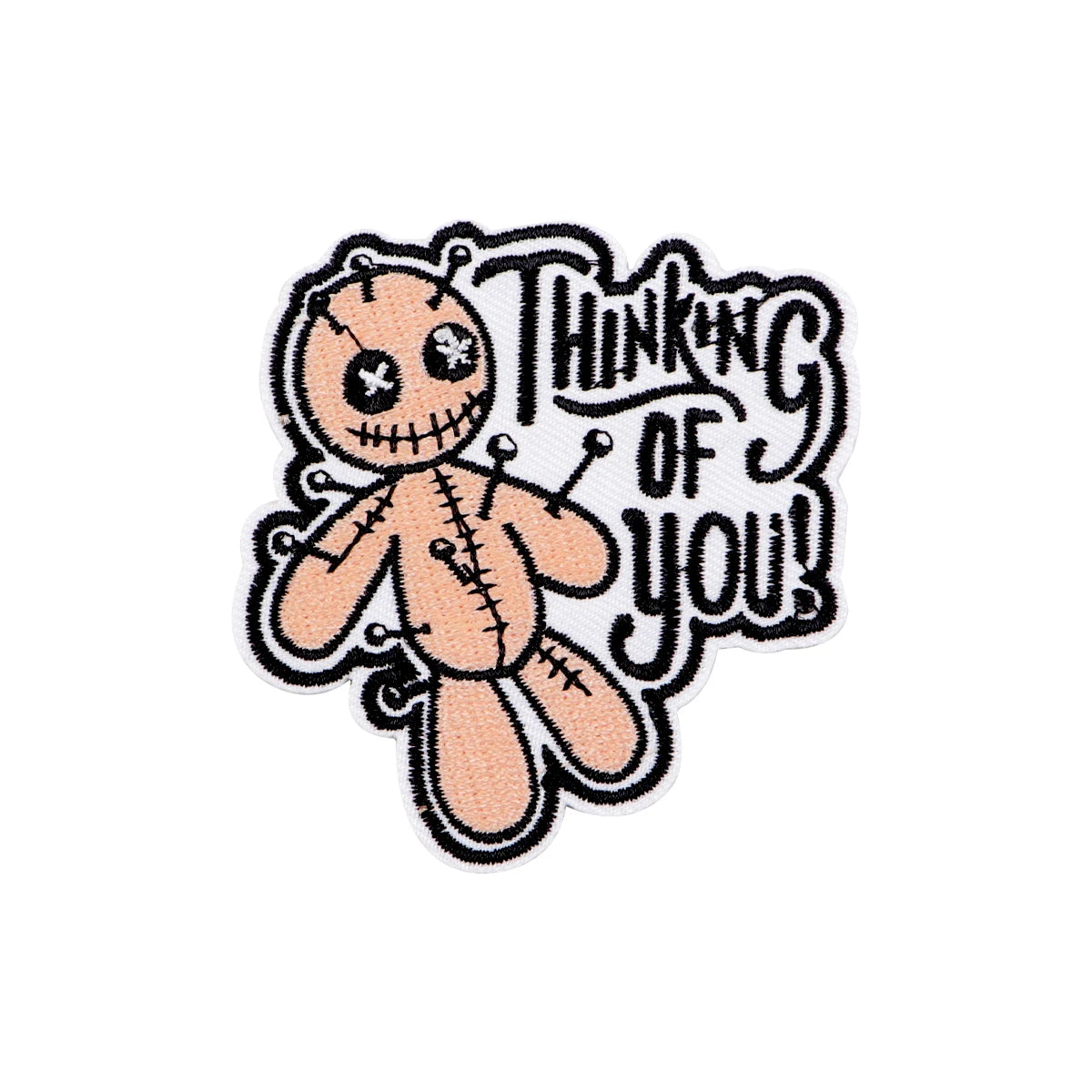 "Thinking of You!" Iron On Patch Patch For Clothing Christmas Embroidered Patch Garment Apparel Accessories Sewing Stickers