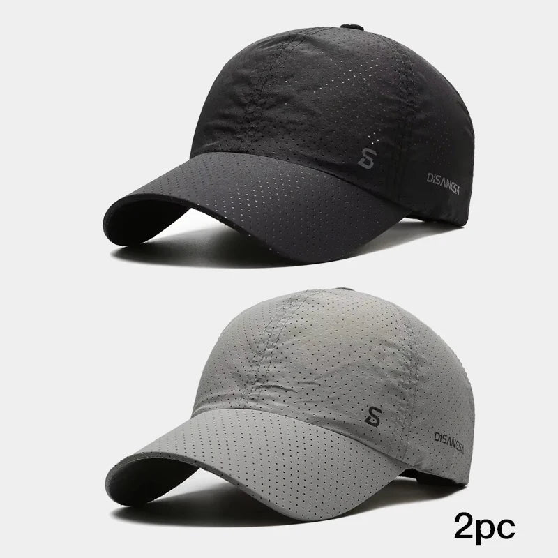 Running Cap Thin Quick Drying Breathable Hats, Men's Sun Fishing Baseball Cap