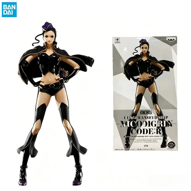 【IN STOCK】Original Banpresto Flag Diamond Ship One Piece Nico Robin Code:B 24cm Figure PVC Collectible Model Toy Gift
