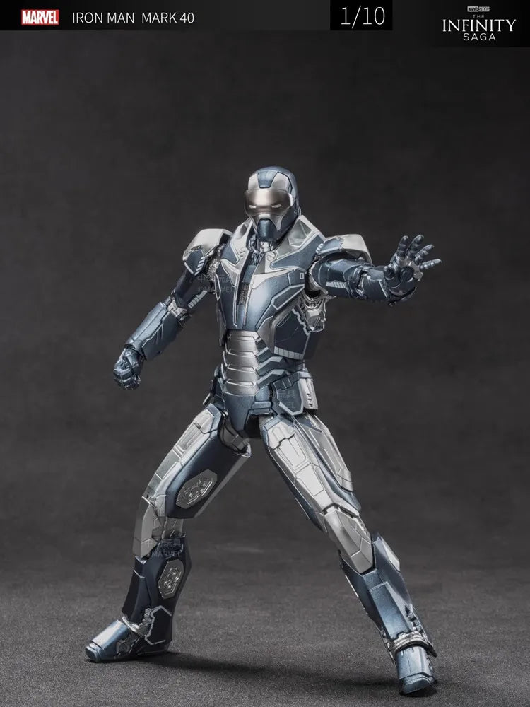 ZD Marvel Toys 1:10 Iron Man Mark40 MK40 Shotgun Tony Stark Armor Action Figure