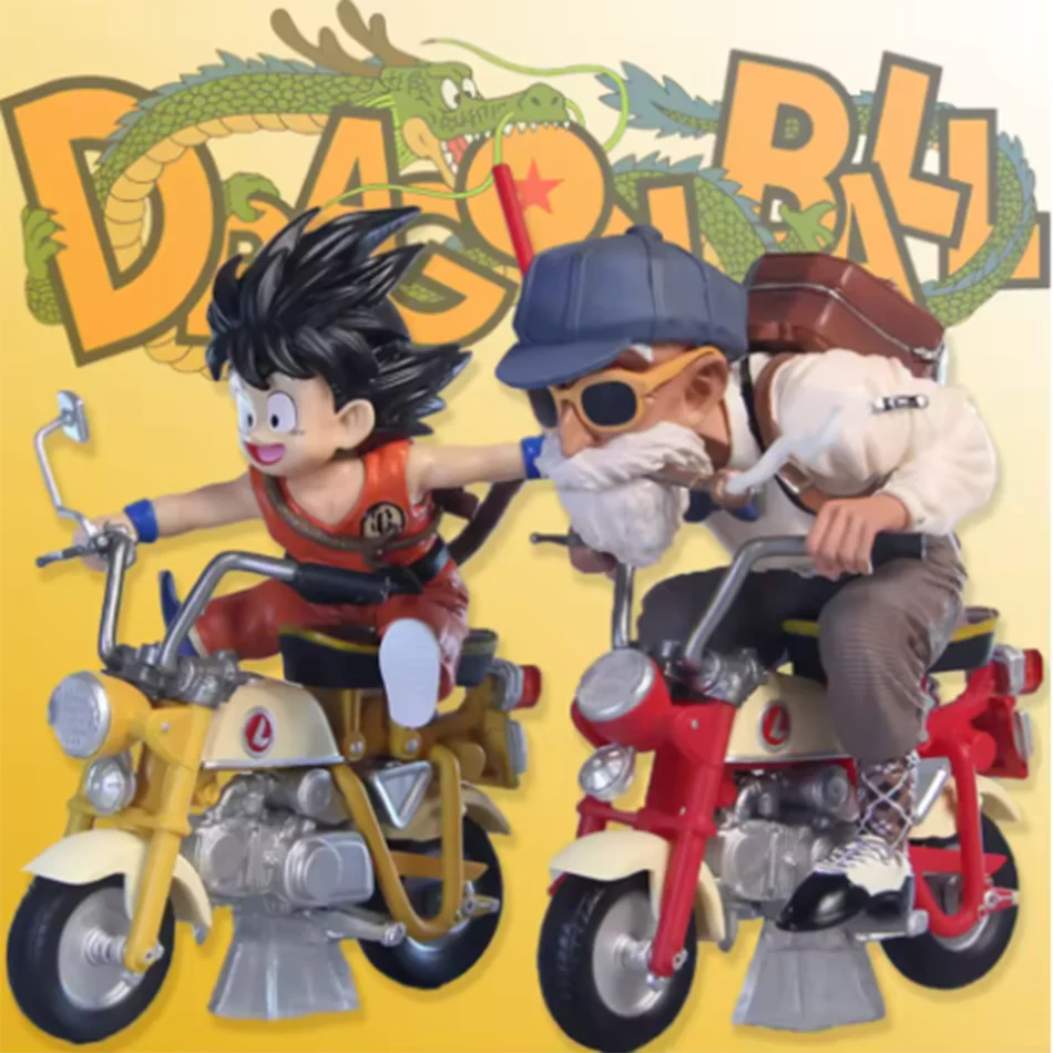 Dragon Ball Biker Series Anime Figures Shenron Goku Vegeta Trunks PVC Model