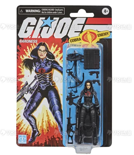 Original Hasbro G.I. Joe Classified Series BARONESS Anime Figures Toys Models Collection