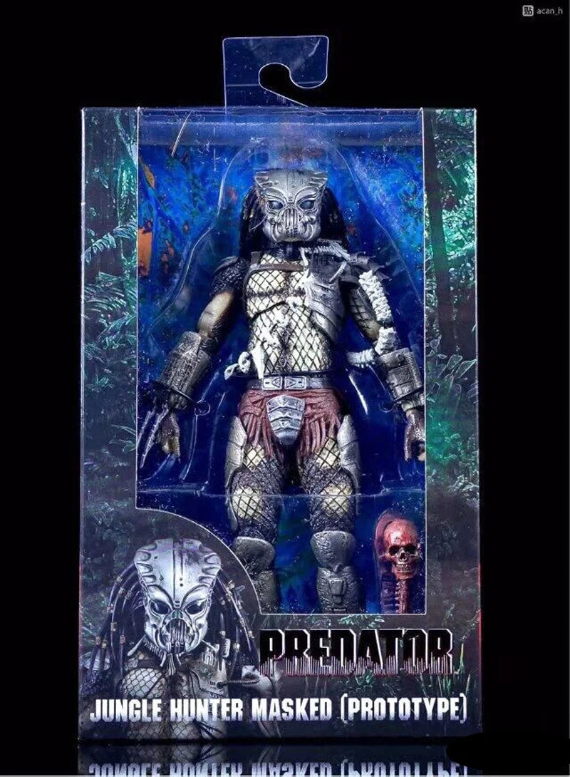 Aliens vs Predator Jungle Hunter 30th Anniversary Unmasked Masked Action Figure