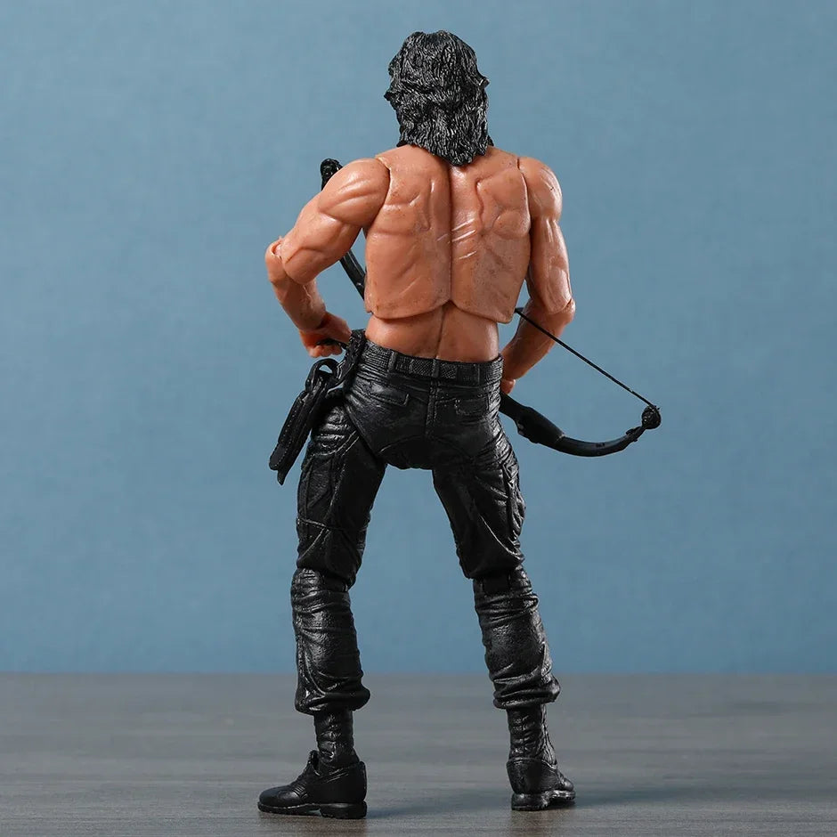 NECA Rambo SDCC 2015 Force Of Freedom Action Figure Doll Handmade Model Toy