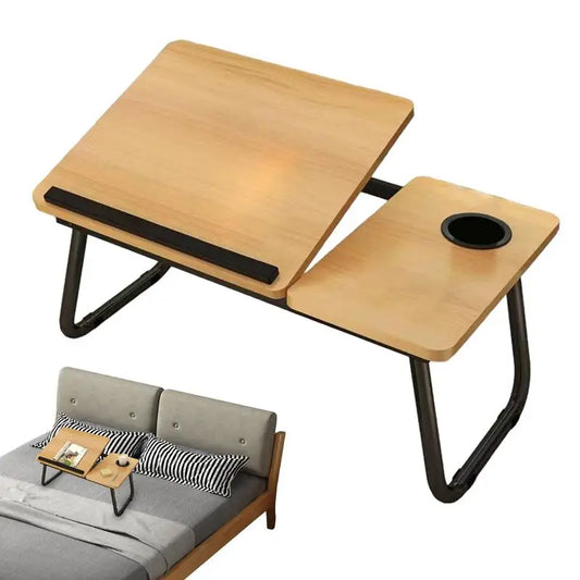 Portable Foldable Laptop Bed Desk Lap Working Small Adjustable Table For Writing