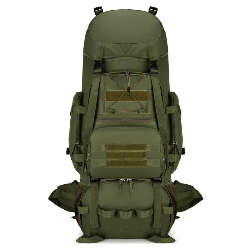 90L Tactical Backpack Travel Camping Luggage Molle Bag Outdoor Hiking Trek Bags