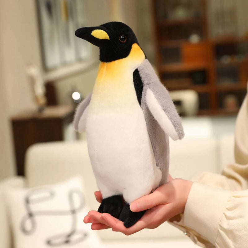 Cute  Chubby Polar Penguin Plush Toy Stuffed Fullfil Soft Real Life Animal Doll Home Decoration Birthday Gifts Emperor Penguin
