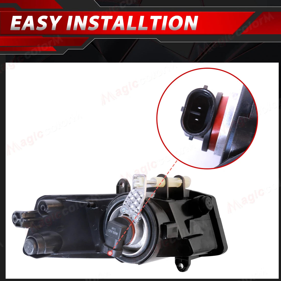 For Audi A6 C6 2009 2010 2011 Fog Lamps Front Bumper Daylights DRL Daytime Running Lights Halogen with Covers Car Accessories