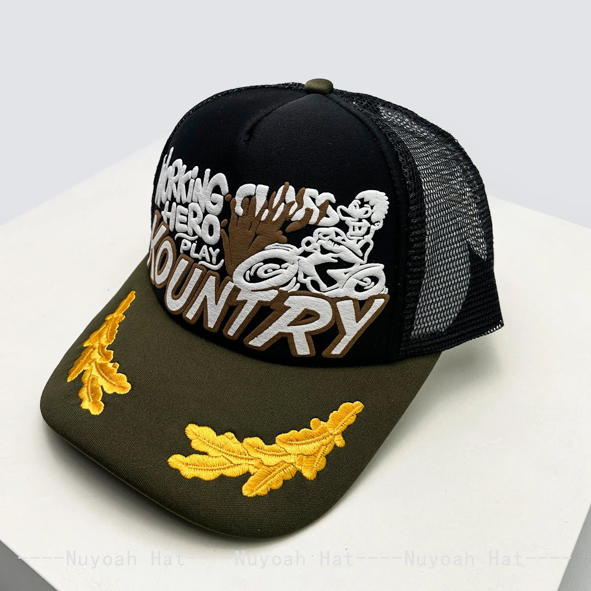 New Unisex Personal Printed Letters Locomotive Baseball Hats Breathable Mesh Sunshade Hip Hop Trucker Caps Versatile Color Block