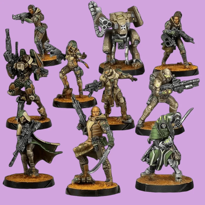 Resin Model Assembly Kit, GK， Large Action Package, 10 Units, Unpainted, Needs To Be Assembled