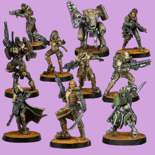 Resin Model Assembly Kit, GK， Large Action Package, 10 Units, Unpainted, Needs To Be Assembled