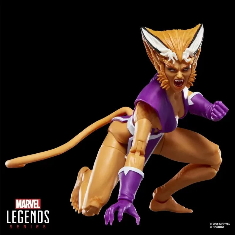 Original Hasbro Marvel Legends Series X-Men X-Force Feral Action Toy Figure Model