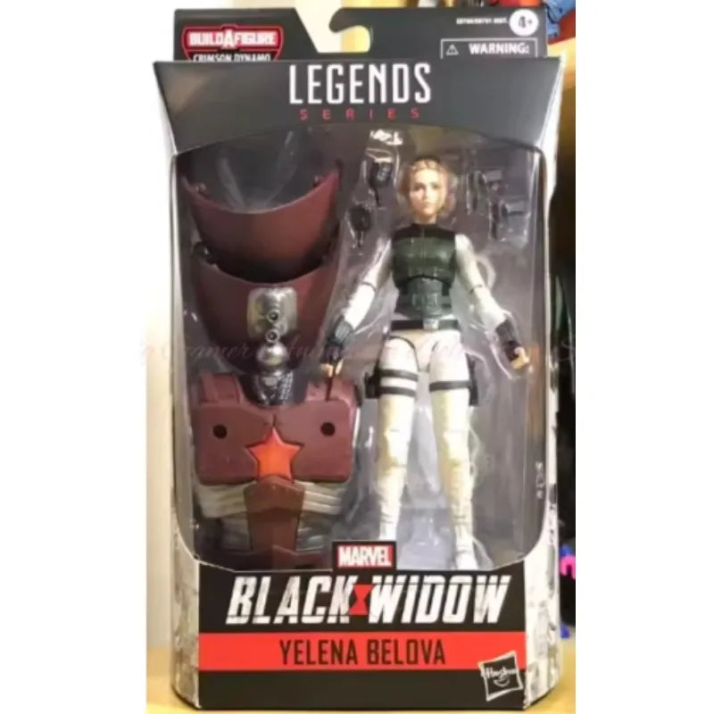 Original Hasbro Marvel Legends Series Black Widow Yelena Belova Anime Figure Toy Collection Model