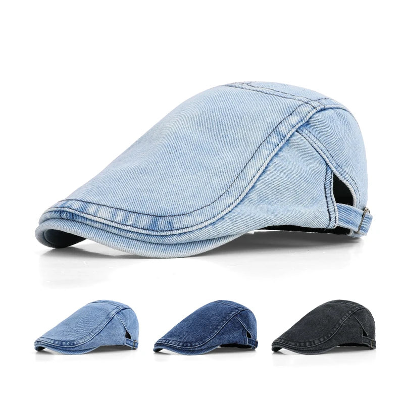 6164-New summer women's sunscreen sunshade hat - children's fashionable casual painter hat - Japanese-style baseballcap-berethat