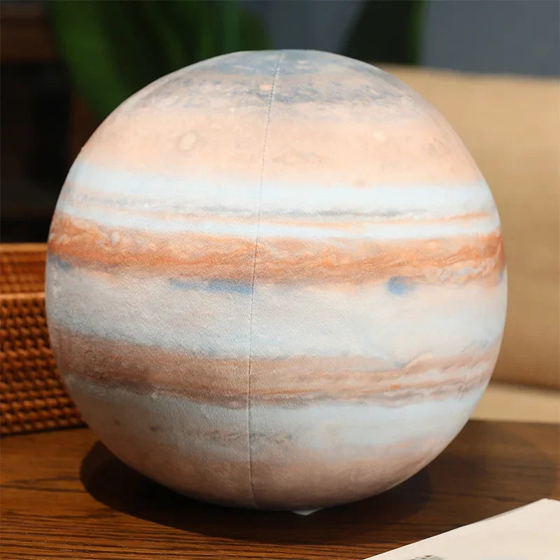 New17cm/27cm Simulation Earth Moon Sun Martian Mercury Sphere Plush Toy Pillow Star Doll Room Decor Birthday Gift For Kids Boys