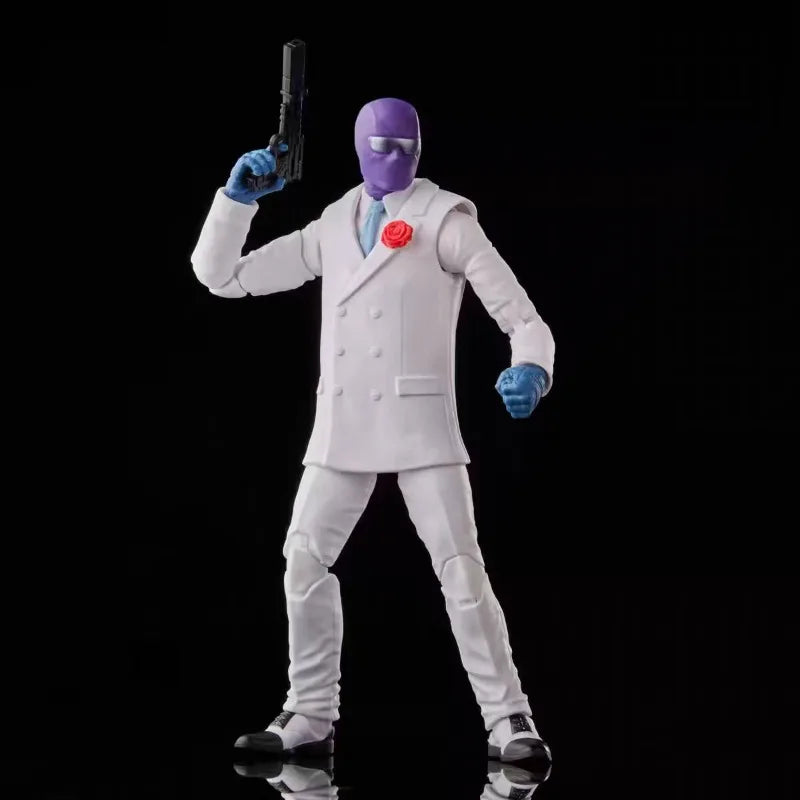 Original Hasbro Marvel Spider-Man Retro Comics ROSE Anime Figure Model Toy Collection
