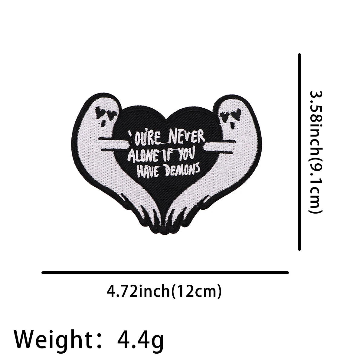 Rainbow LGBT Embroidered Patches on Clothes DIY Animal Applique Encouragement Inspirational Quotes Patches For Clothing Stickers