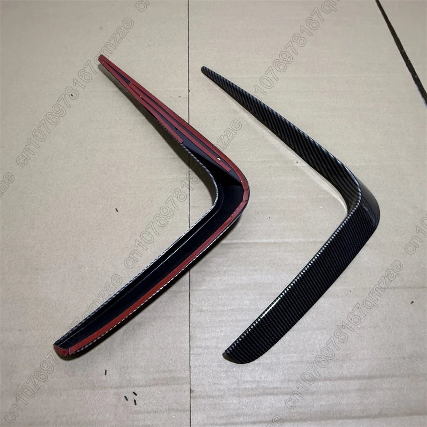 Front Fog Light Frames Cover Trim Racing Sticker Grille Gloss Black ABS For BMW 4 Series G22 G23 M Sport 2020 2021 2022 2023+