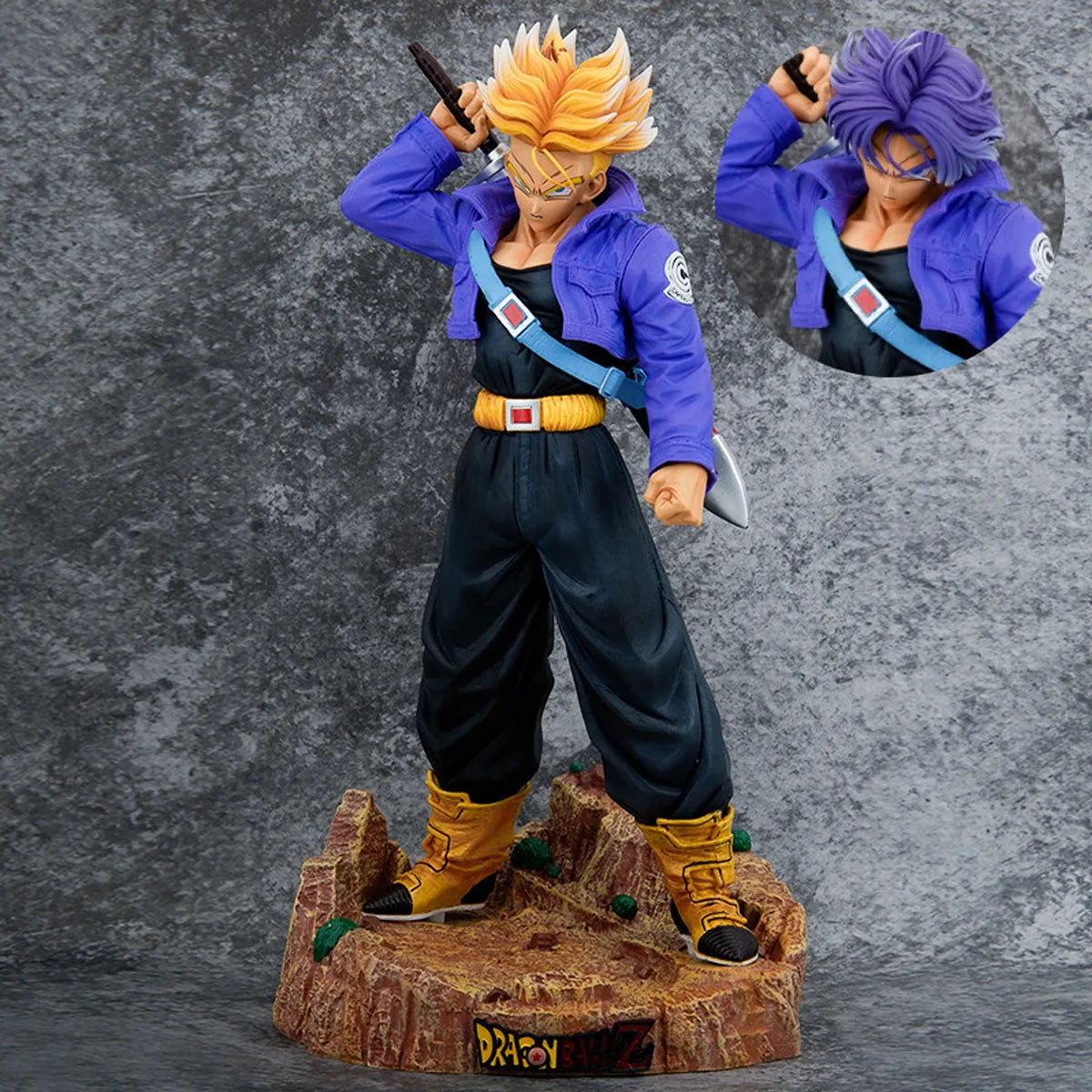 23CM/9" Dragon Ball Z Anime Figurine Trunks Figure Super Saiyan Trunk PVC Model