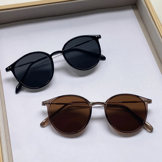 Women's Round Frame Glasses Are Suitable for Driving Fishing and Hiking