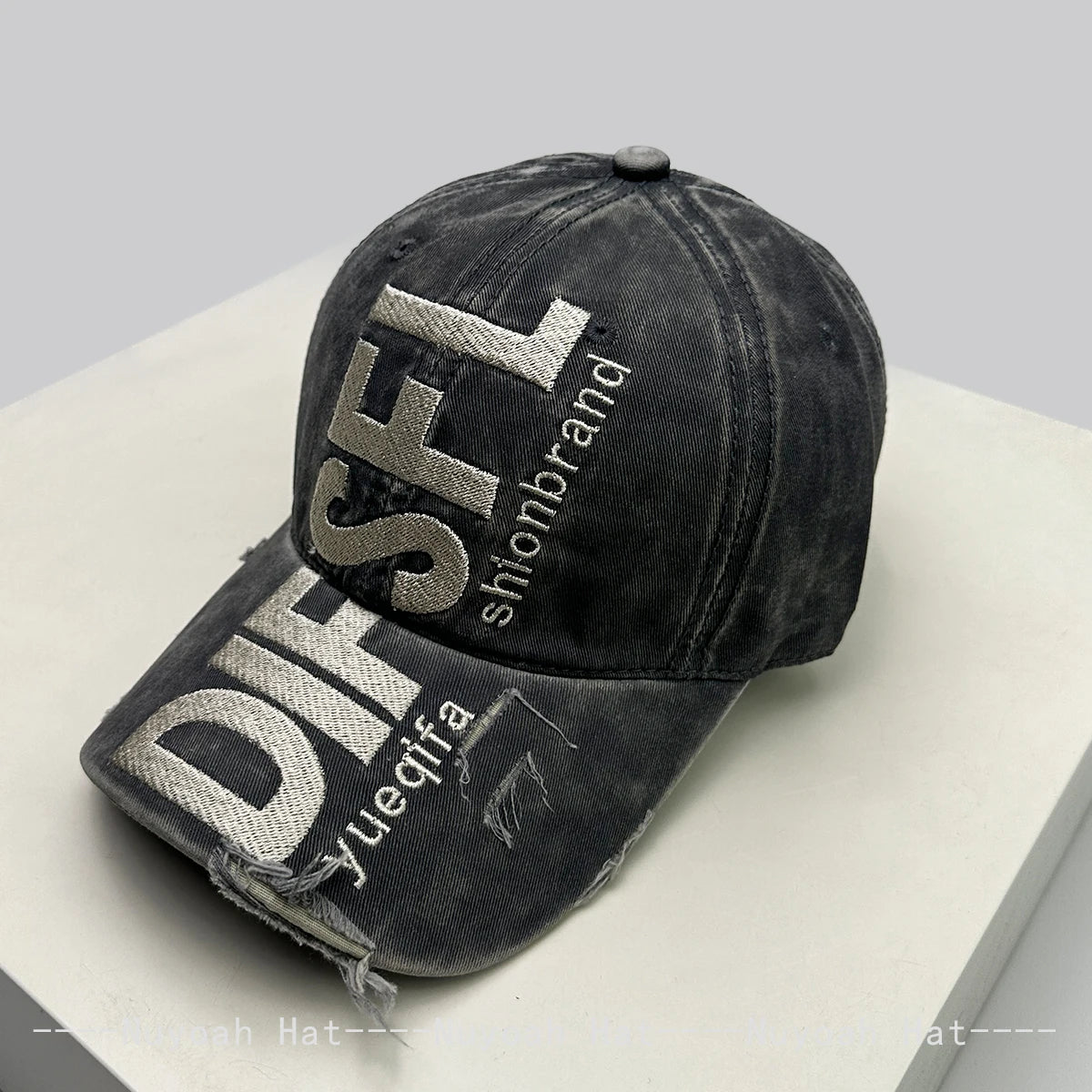 New Men Women Bandhnu Embroidered DIFSFL Letters Baseball Hats Sunshade Personal Versatile Peaked Caps Broken Style Fashion ins