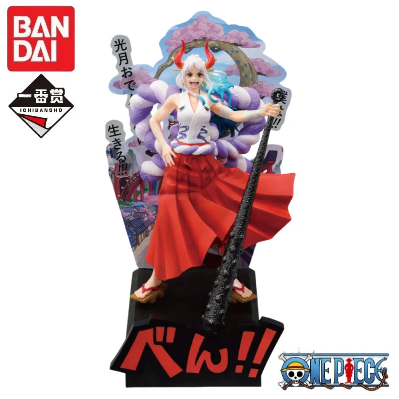Special OfferIn Stock 100% Original Bandai Ichiban Kuji Anime One Piece Yamato Luffy Kozuki Momonosuke Figure Mol Genuine Boxed