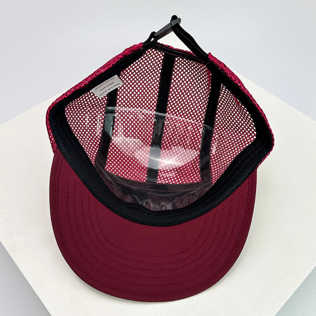 New Unisex Quick Drying Korean Casual Solid Baseball Hats Sunshade Mesh Breathable Peaked Caps Versatile Short Eave Fashion ins
