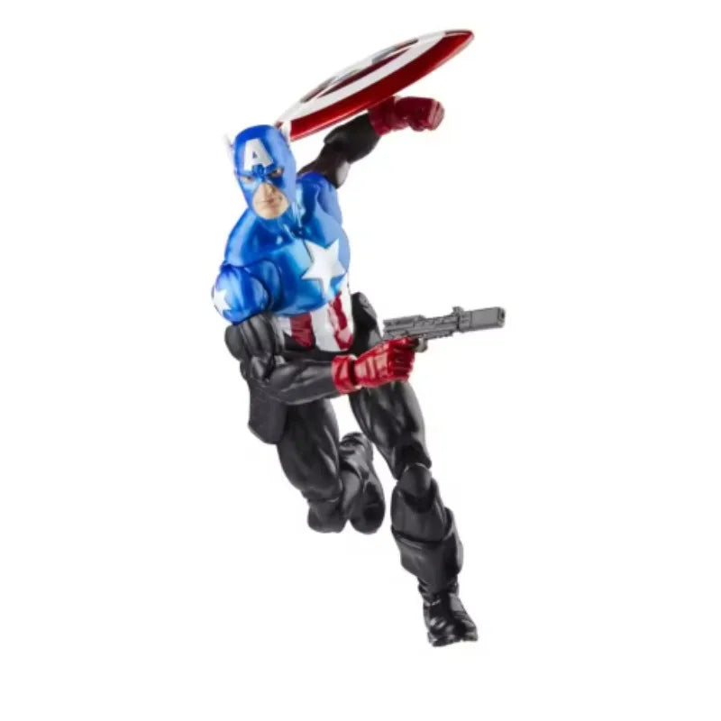Original Hasbro Marvel The Avengers Beyond Earth's Mightiest Captain America Bucky Barnes  Anime Figure Toy Collection Model