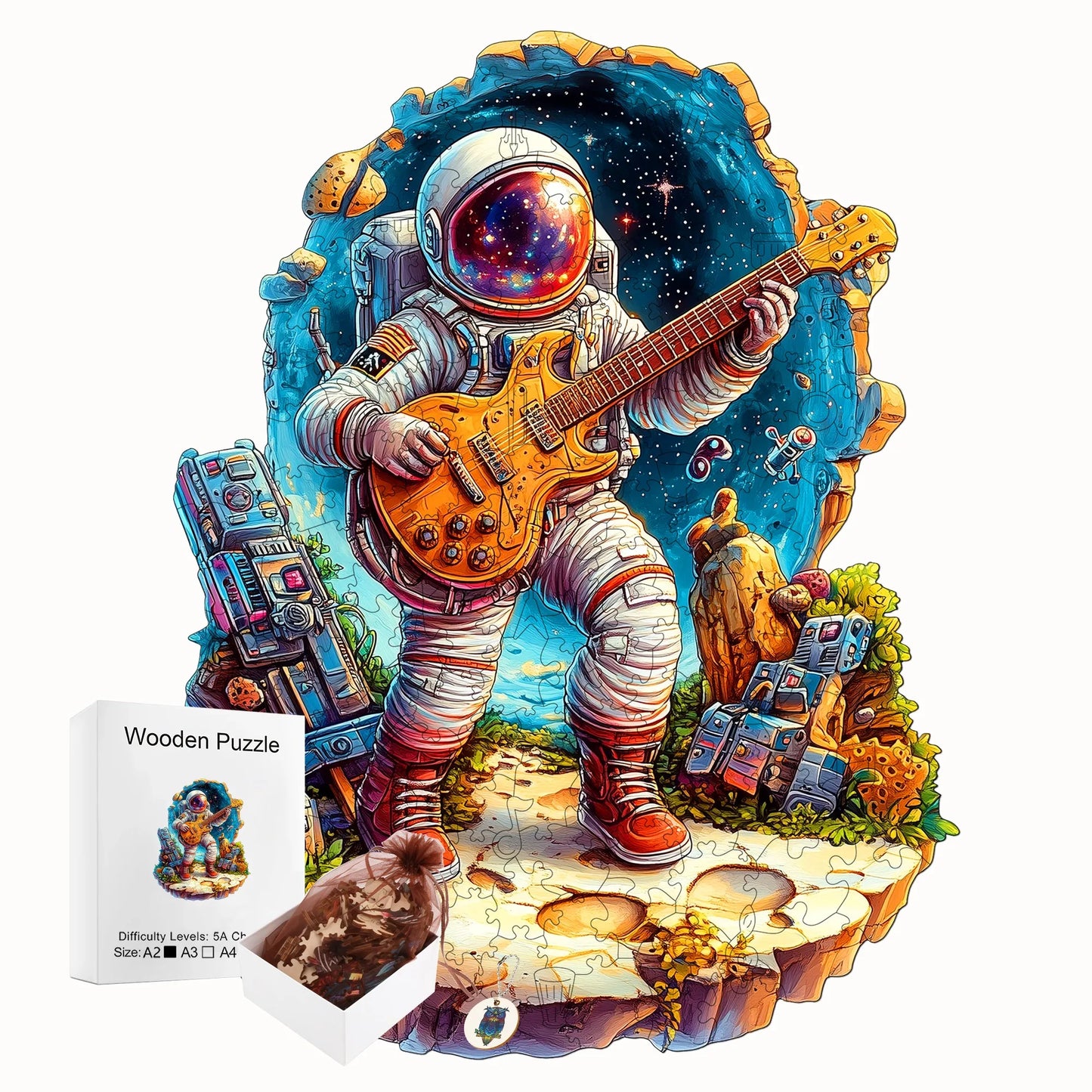 Interesting Unique Wooden Jigsaw Puzzle Magical Style Wooden Decor Christmas and Halloween Gift Toy For Teen And Kid