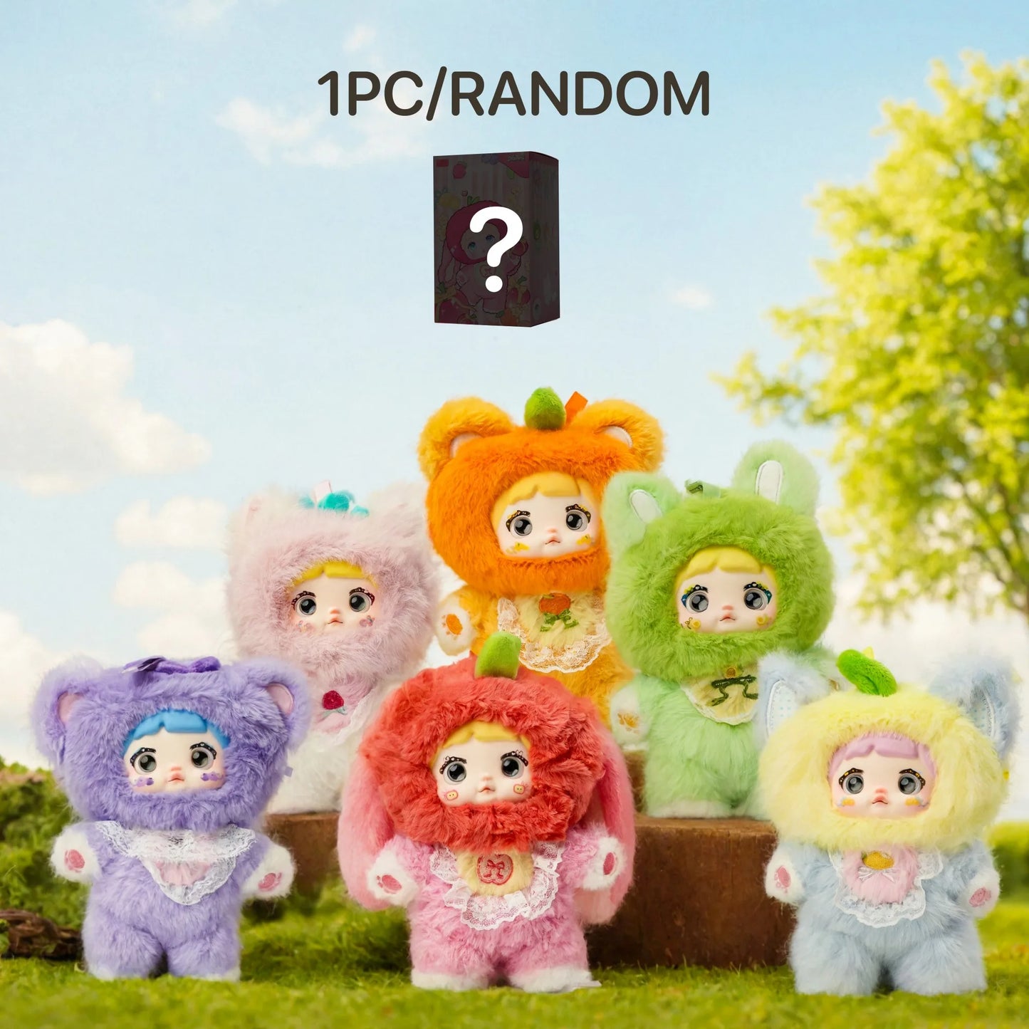 Cute Plush Doll Mystery Box - 1pc Random Single Blind Box - Perfect for Decor - Cute Plush charm - Ideal Present For Holiday