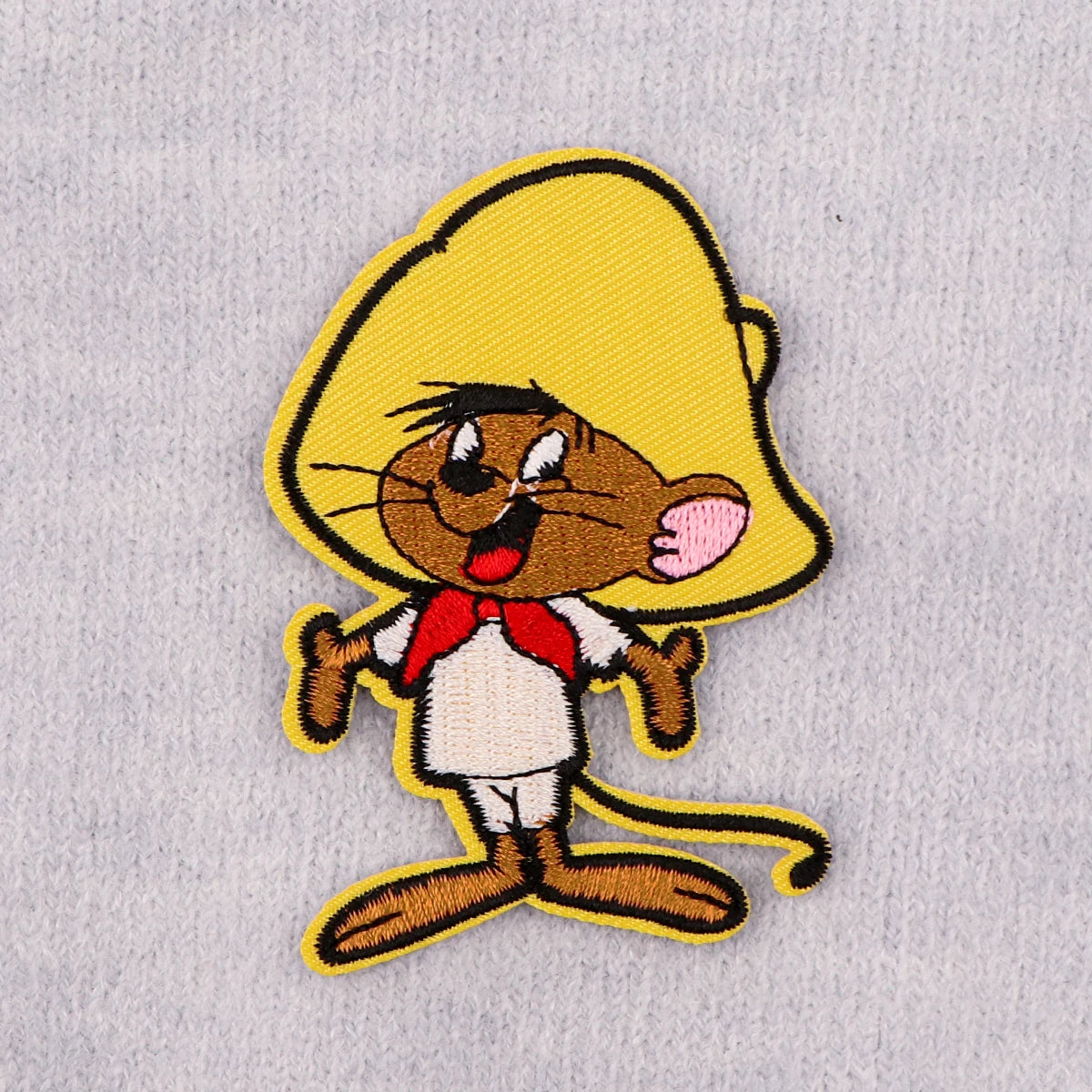 Mexican Mouse Patches For Clothing Cartoon Patches Appliques Iron on Badges Clothes Stickers DIY Sewing Embroideriy Stripes