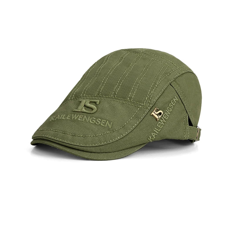 6171-New spring and summer British retro beret for men andwomen,outdoorsunprotectionand shade hat, casual and versatile forward