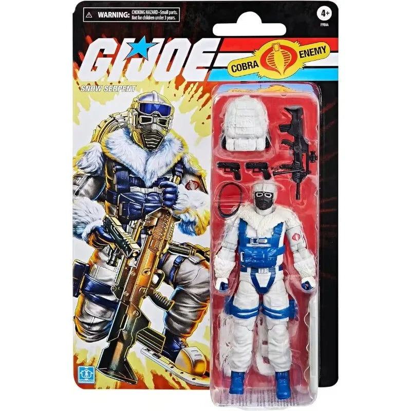 Original Hasbro G.I. Joe GI Joe Classfied Series Retro Cardback Cobra Snow Serpent Action Toy Figure