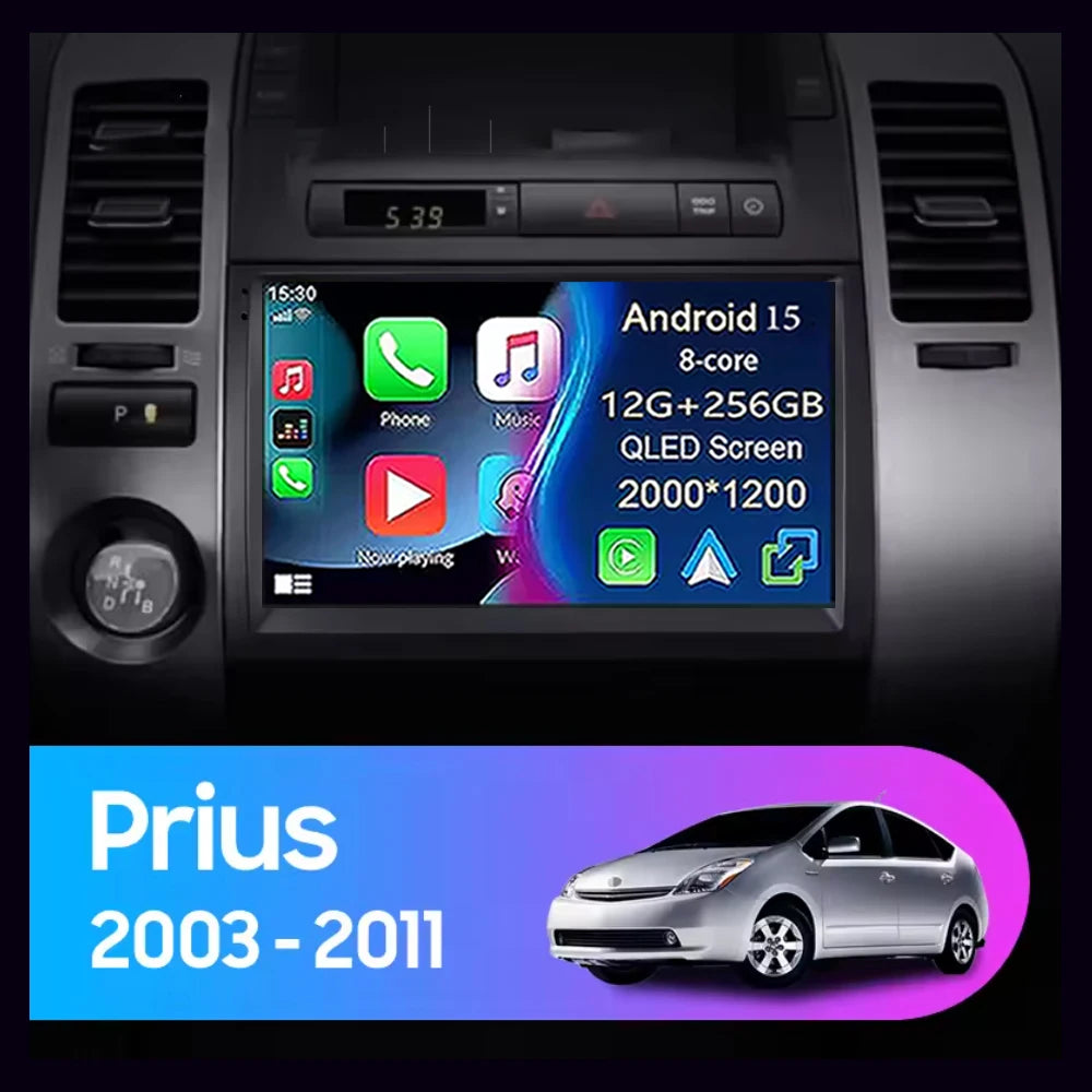 WIFI For Toyota Prius XW20 II 2 2003 - 2011 Car Radio Multimedia Video Player Navigation stereo GPS Android 15 No 2din 2 din dvd