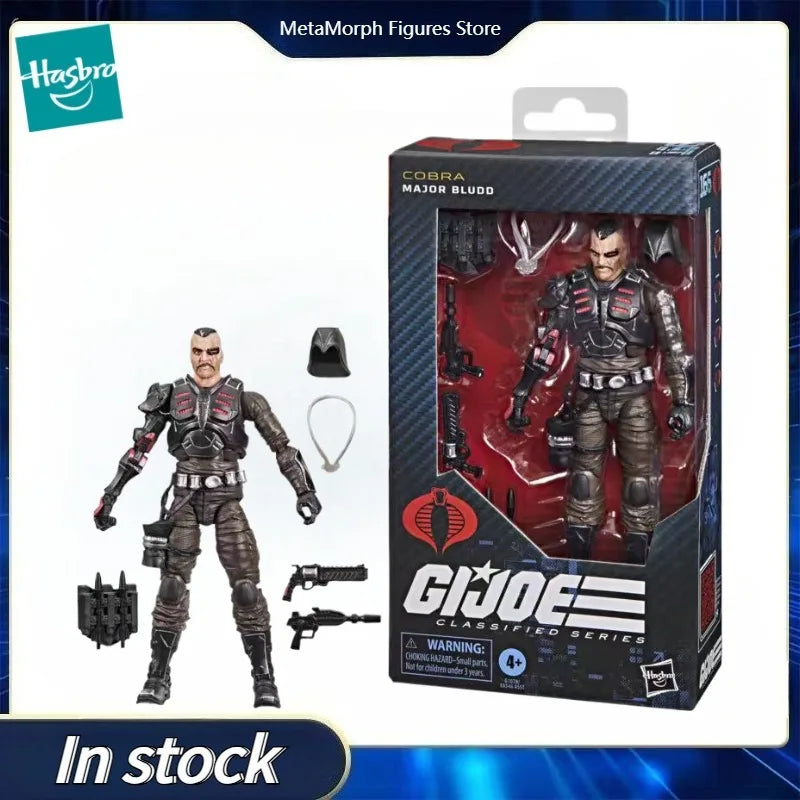 Original Hasbro G.I. Joe Classified Series 166 Major Bludd Anime Figures Collection Toys Models