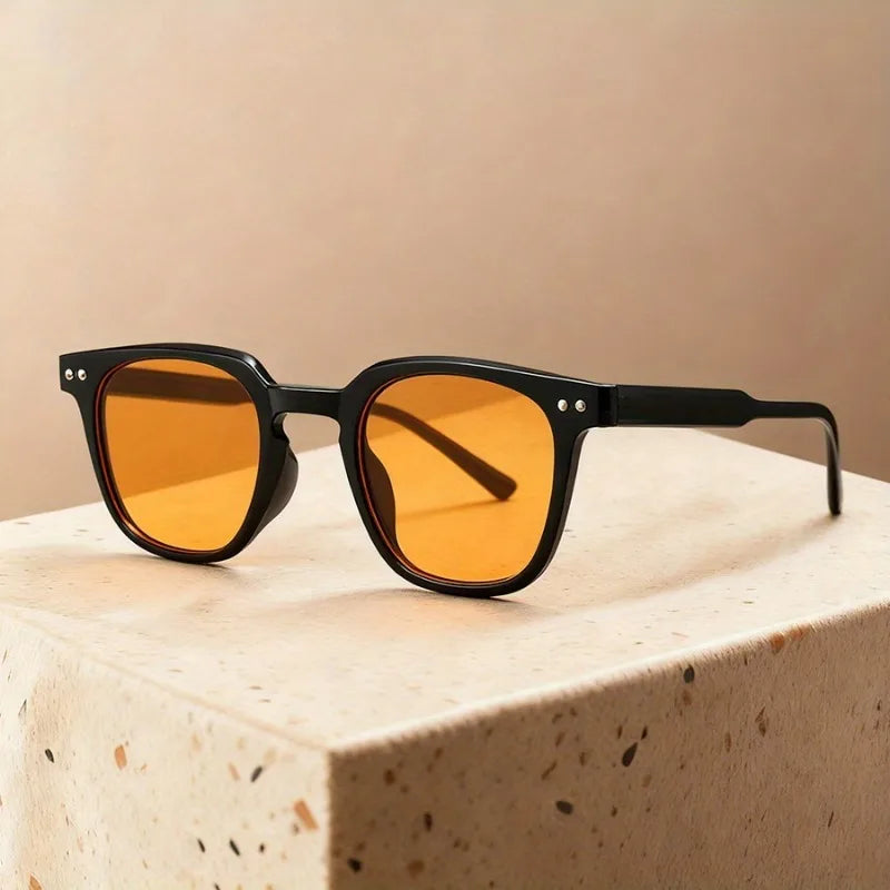 New Pink Gradient Glasses Men Women's Trendy Anti-blue Light Eyeglasses Eyewear for Ladies