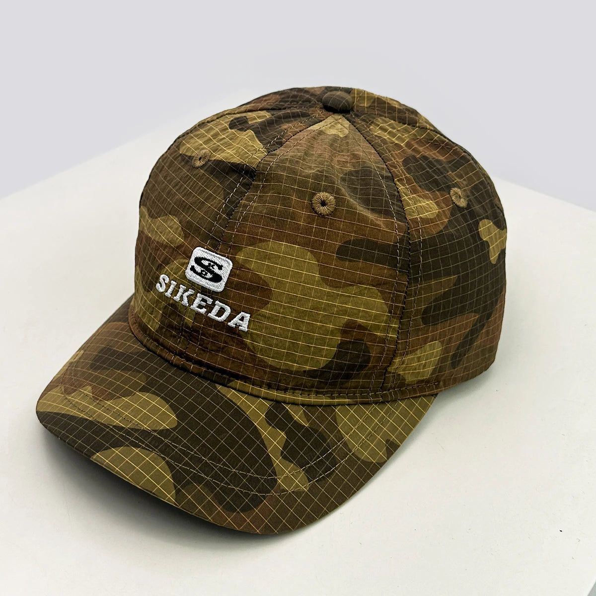 New Unisex Short Eave CAMO Letter Embroidery Baseball Hats Sunshade Quick Drying Breathable Personal Peaked Caps Versatile Solid