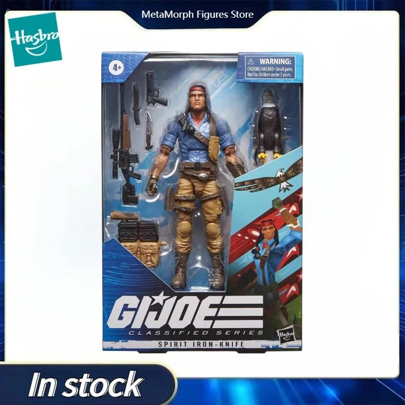 Original Hasbro G.I. Joe Classified Series Spirit Iron Knife Anime Figure Toy Collection Model