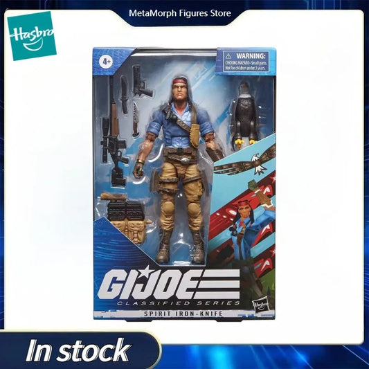 Original Hasbro G.I. Joe Classified Series Spirit Iron Knife Anime Figure Toy Collection Model